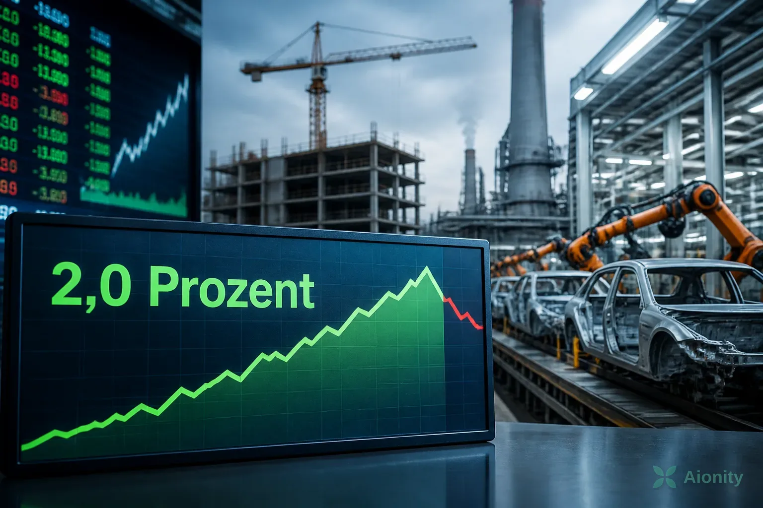 Symbolbild: Produktion in Deutschland steigt im August um 2,0 Prozent