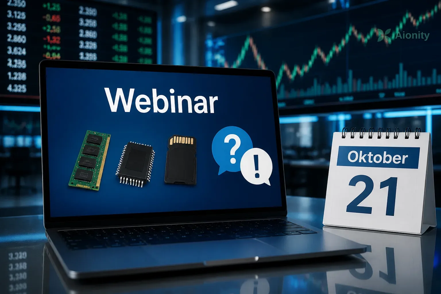 Symbolbild: Micron kündigt Webinar zu DRAM, HBM und NAND an