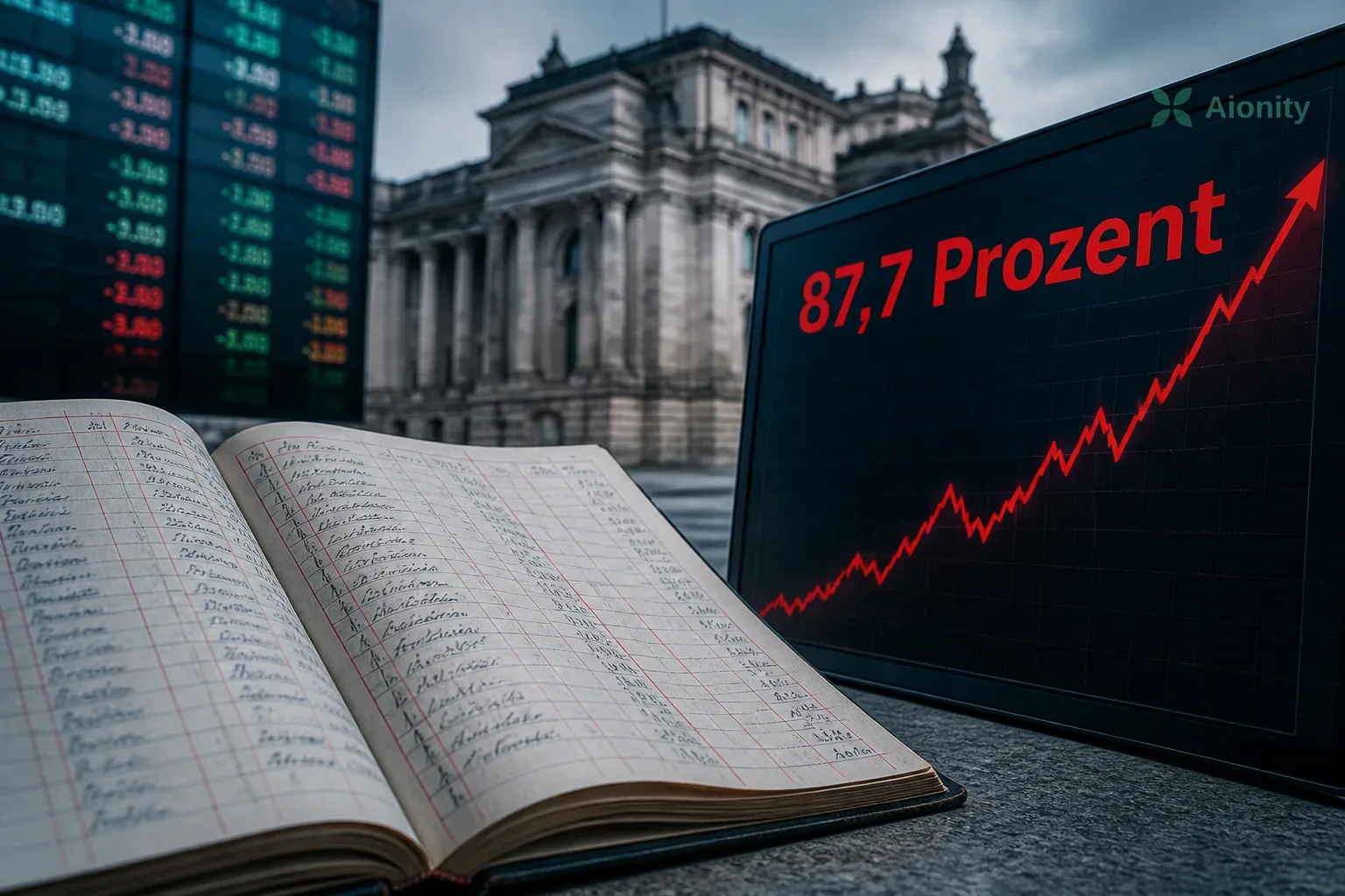 Symbolbild: Eurozonen-Schuldenquote steigt 2025 auf 87,7 Prozent