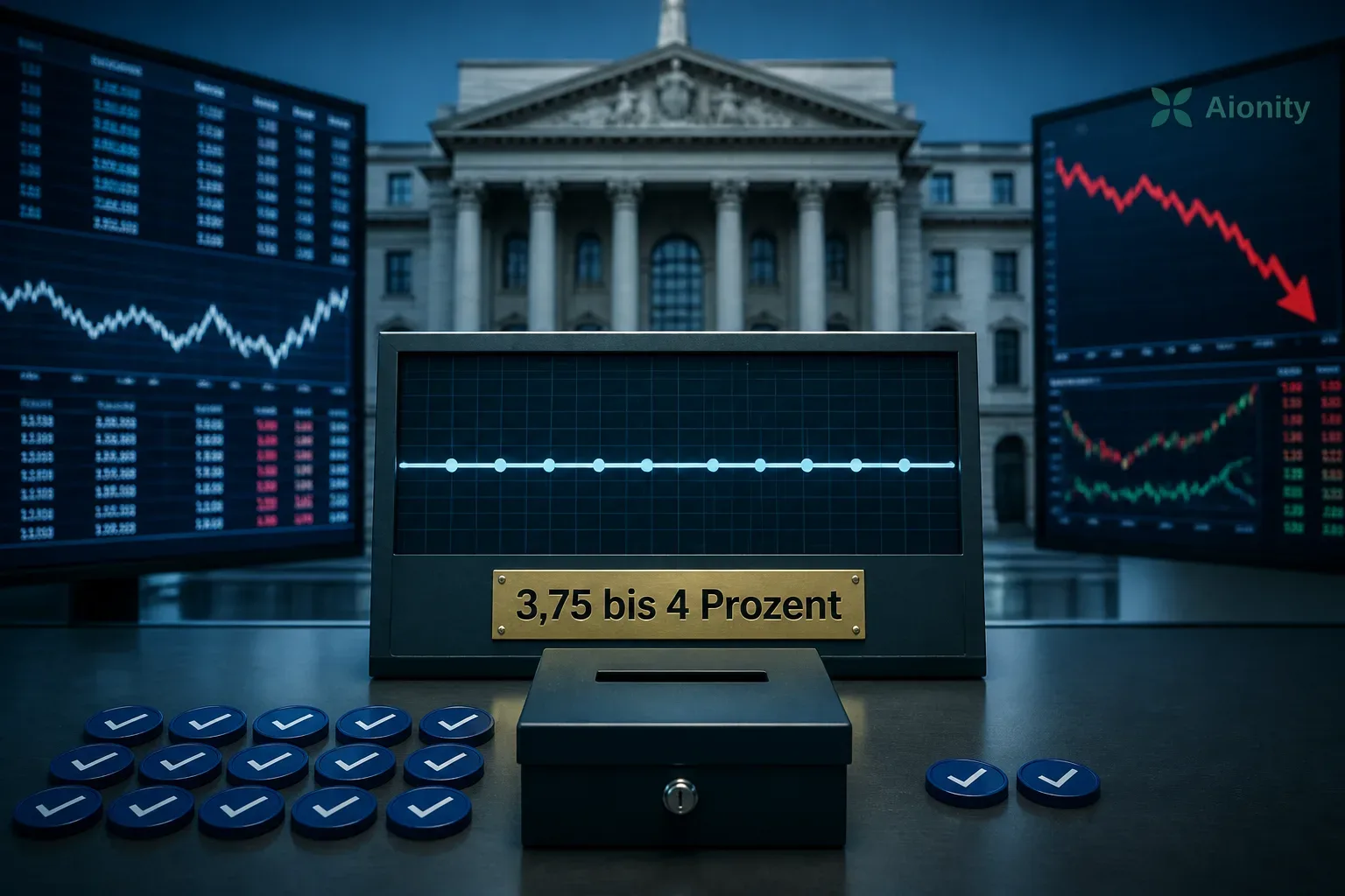 Symbolbild: Fed hält Leitzinskorridor bei 3,75 bis 4 Prozent