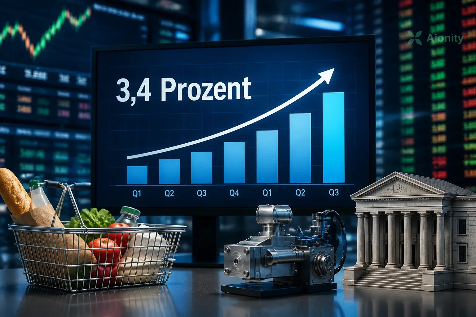 Symbolbild: US-Wirtschaft wächst im dritten Quartal annualisiert um 3,4 Prozent