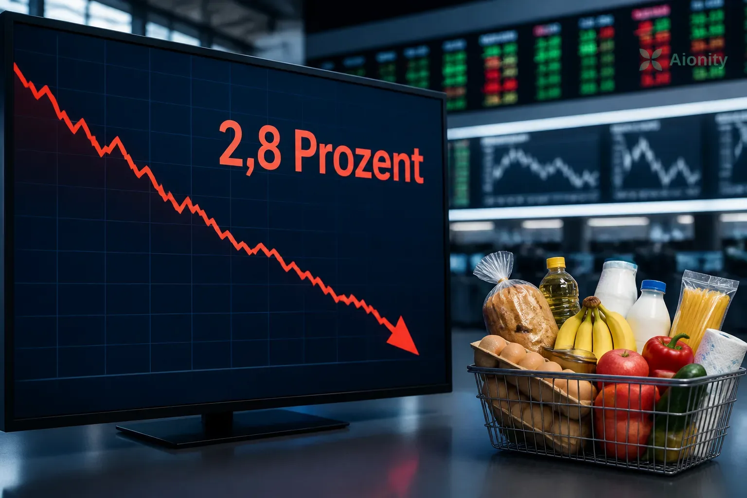 Symbolbild: Inflation in Deutschland sinkt im Oktober voraussichtlich auf 2,8 Prozent